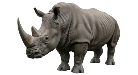 Obraz premium Isolated Rhinoceros