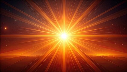 Obraz premium Radiant Star Burst In Space Background