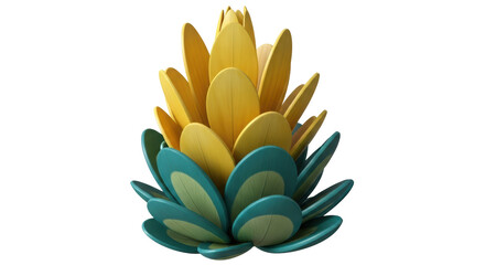 Isolated Decorative Succulent Plant