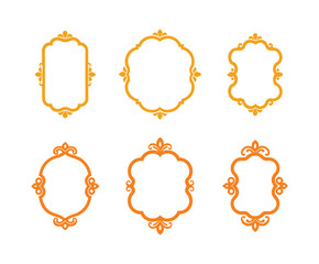 Set of vintage frames