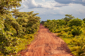 road in the countryside