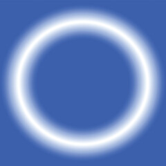 Glowing ring light design with blue background