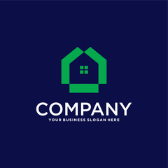 real estate logo design with improvements