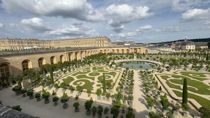 Versailles Palace and Gardens, Aerial View