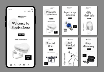 Electronics Store Social Media Post Template