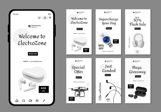 Electronics Store Social Media Post Template