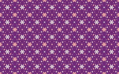 Seamless floral pattern and texture or fabric pattern design
