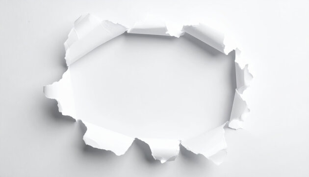 Torn paper background with central blank area for text or design