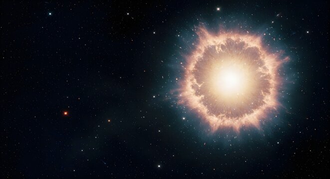 Space, Cosmos, Universe, Stellar Explosion in Space