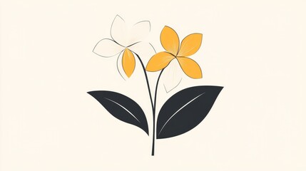 vector illustration of a flower