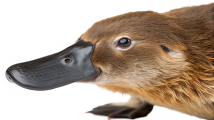 Platypus isolated transparent background