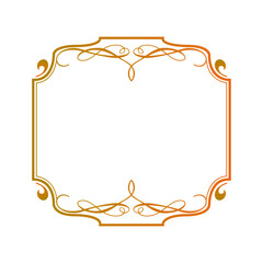 Ornamental frames with unique sets of shapes