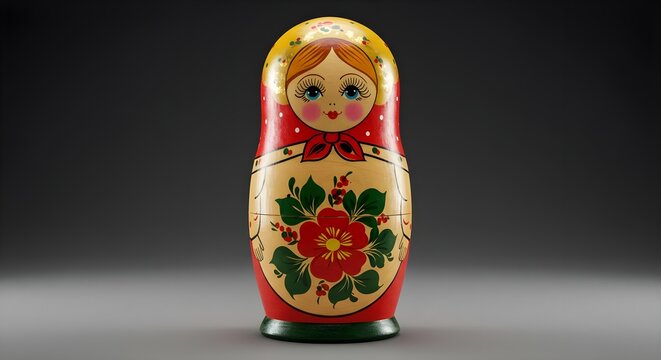 Matryoshka, Nesting doll, Babushka doll, Traditional Russian Matryoshka Nesting Doll