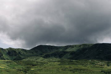 Landscape photography of the wild nature of the Bzerpensky cornice, Sochi Krasnaya Polyana