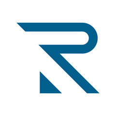 Letter R logo design template