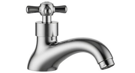 Isolated Chrome Faucet