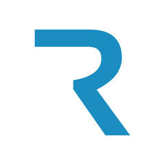 Letter R logo design template