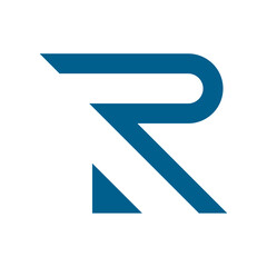 Letter R logo design template