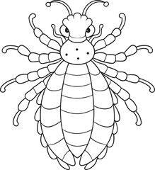 Lice preschool activity for bug learning