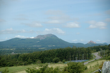 有珠山と昭和新山