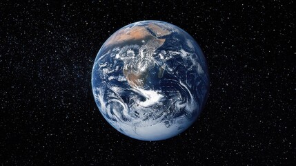 Ultra quality image of planet earth seen from outer space.