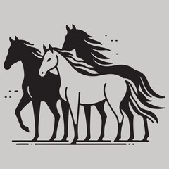 Animal Illustration Design Featuring Various Colors and Fonts