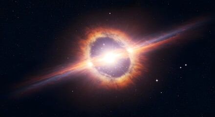 Fototapeta premium Space, Cosmos, Universe, Cosmic Explosion Nebula and Stellar Burst in Space