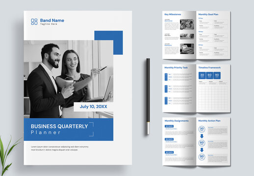 Business Quarterly Planner Layout For Success