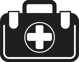 Obraz premium first aid kit icon vector illustration