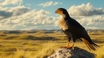golden eagle in flight