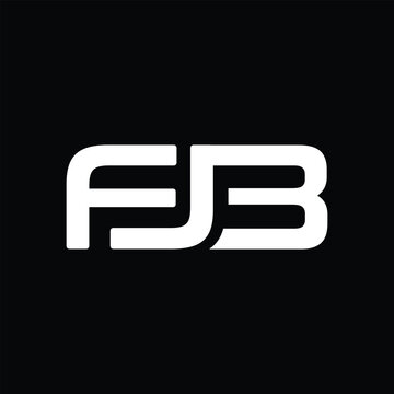 Initial Letter FJB logo Vector