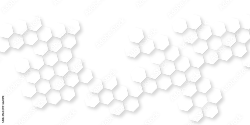 Poster hexagonal backdrop for cosmetic and technology concepts, geometric mesh cell texture. modern futuris