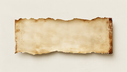  torn paper strip with realistic texture, perfect for scrapbooking and retro design projects