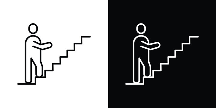Beginner icon in black. flat graphic vector icon