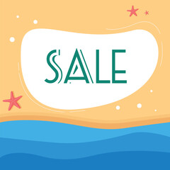 Adobe Illustrator Artwork. Summer sale