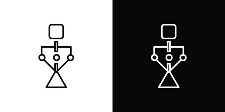 BPM icon in black. flat graphic vector icon