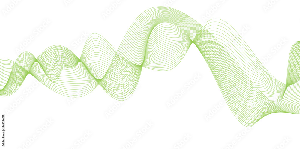 Aufkleber abstract multicolor gradient wave lines vector, flowing lines with gradient texture, soft waves in l