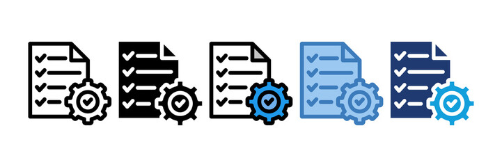 Obraz premium Project Management Icon Element For Design