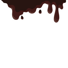 Delicious Melted Chocolate Border