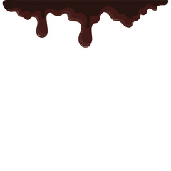 Delicious Melted Chocolate Border