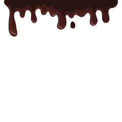 Delicious Melted Chocolate Border