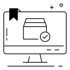 shopping icon, simple design, vector illustration