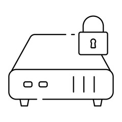 server icon, simple design, vector illustration