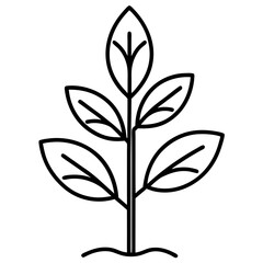 Tiny Sprout Line Art Icons