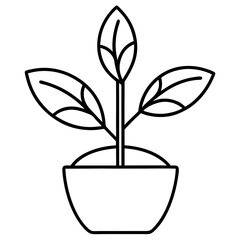 Tiny Sprout Line Art Icons