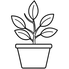 Tiny Sprout Line Art Icons