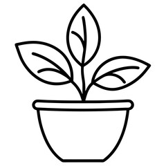 Tiny Sprout Line Art Icons