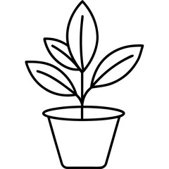 Tiny Sprout Line Art Icons