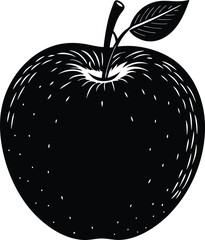 vector illustration of an apple