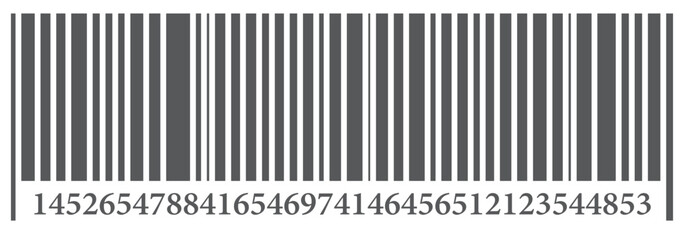 Barcode vector icon. Bar code black icon. Realistic barcode
